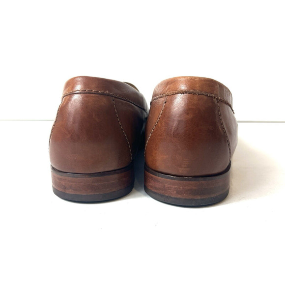 Cole Haan Grand.Os Pinch Hand Sewn Brown Leather Penny Loafer Shoe Mens Sz 10.5M - Picture 9 of 12
